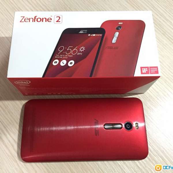 99.9%new 行貨紅色ASUS Zenfone 2 32GB