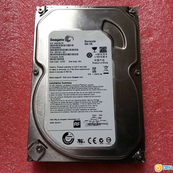 Seagate 500G 3.5"SATA