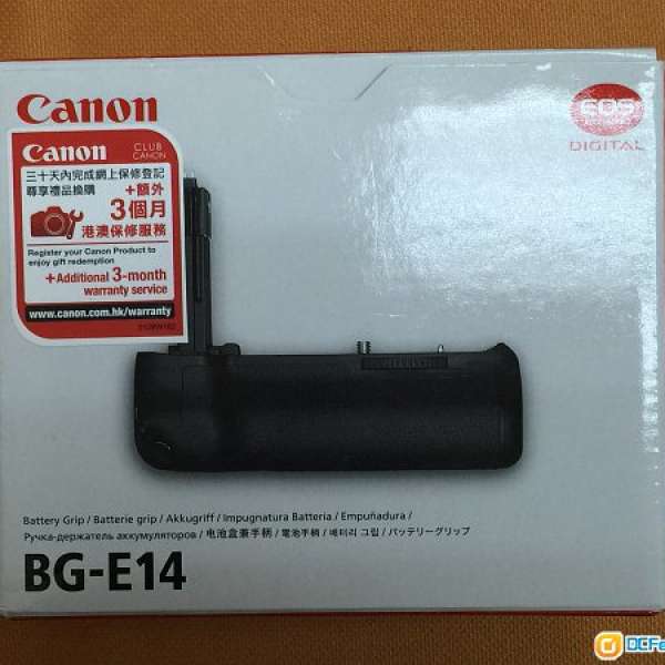 Canon BG-E14 原廠70D直倒 90%新