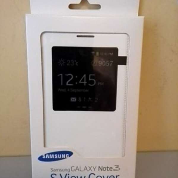 Samsung Galaxy Note 3 白色原廠套-未開封