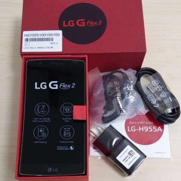 100% 全新原裝水貨 LG G FLEX 2 (H955A) 16GB 支援 4G LTE 及 擴充記憶卡