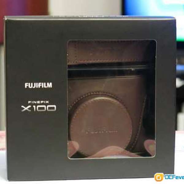 Fujifilm LC-X100 原裝皮套+皮帶
