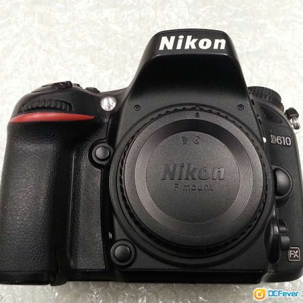 Nikon D610 淨機身 (快門次數 7626，有盒，齊配件，送副廠直倒及副電)