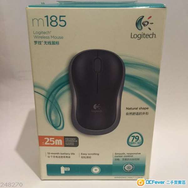 Logitech M185 mouse 滑鼠