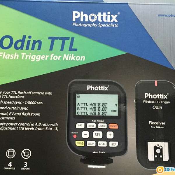 Repost - Phottix Odin TTL Flash Trigger and receiver (Nikon)