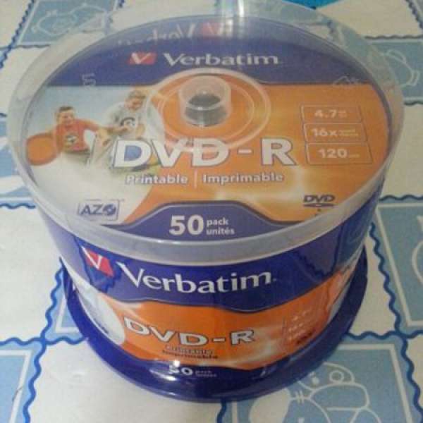 Verbatim DVD 燒錄光碟一盒50pcs  全新