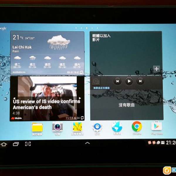 三星 Tab 10.1 , GT-P7510 , 雙核1G RAM , 16G ROM , Mon完全無花