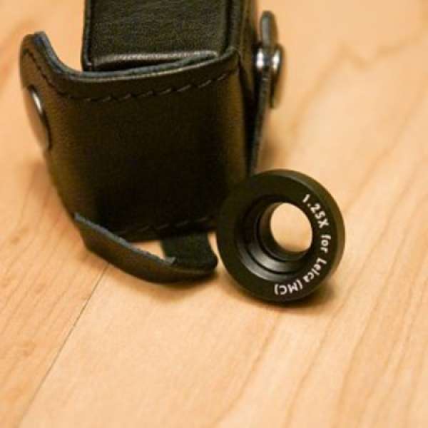 Viewfinder magnifier x1.25 for Leica camera (not 宮崎 MS-mag 1.35 1.4)