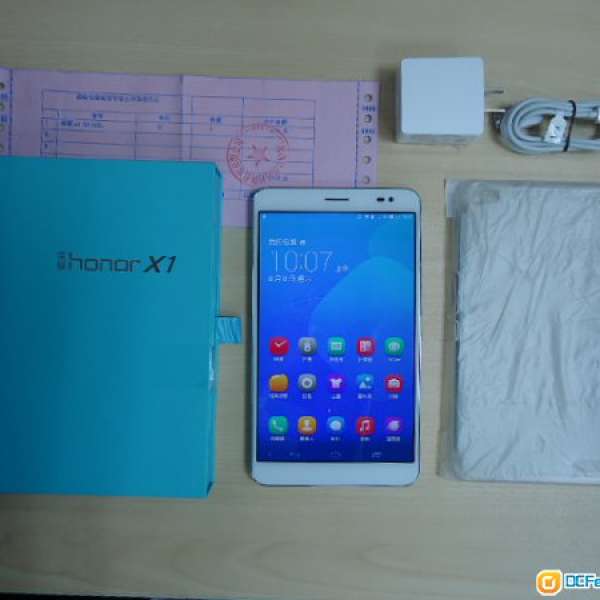 華為Huawei 榮耀 Honor X1 白色 水貨 7吋 7" 16GB 中港 4G LTE 平板 電話