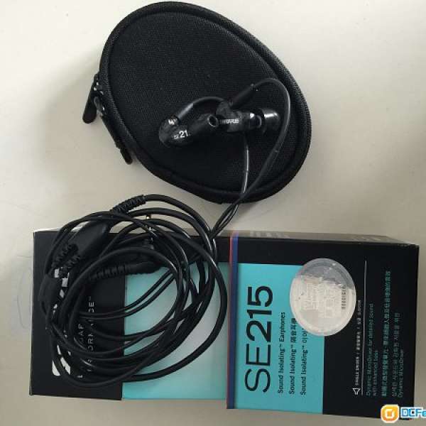 Shure SE215 earphone 99% new