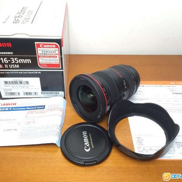 Canon EF 16-35 f/2.8 L II USM Lens 行貨 97%新