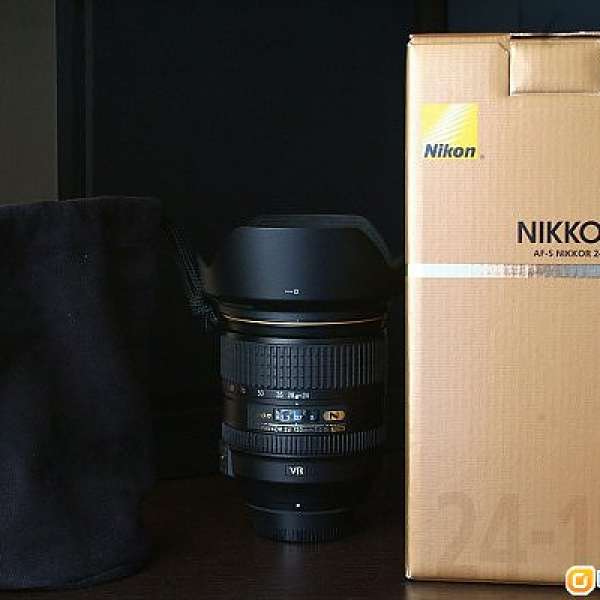 95% Nikon AF-S NIKKOR 24-120mm F4 G ED VR 有盒非拆KIT 可換SIGMA ART 35/1.4