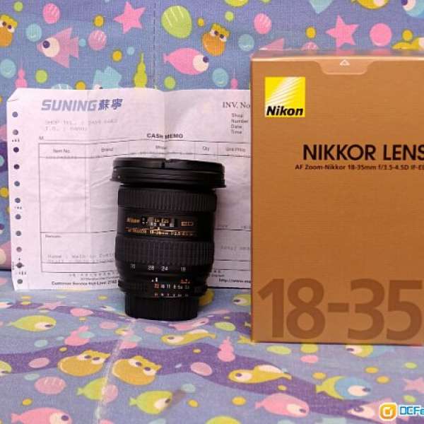 nikon 18-35 3.5-4.5 第1代.不是afs(屯門交收)