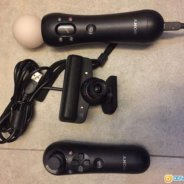 出售 PS3 motion controller, navigation controller & eyes cam 全套三件