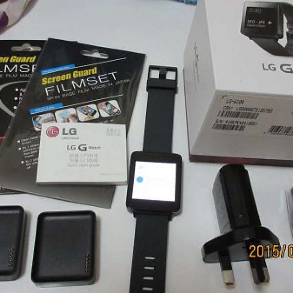 Lg G Watch Very Good Condition, 2 charger base