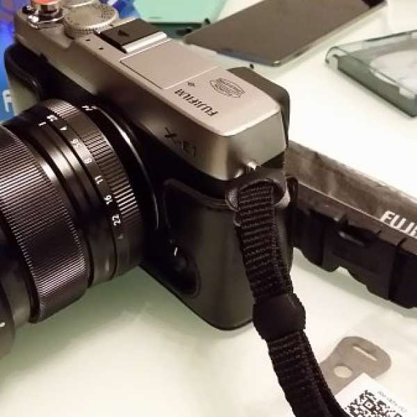 Fujifilm XE1連副廠 grip及XF 14mm f2.8 R Super EBC連名廠filter