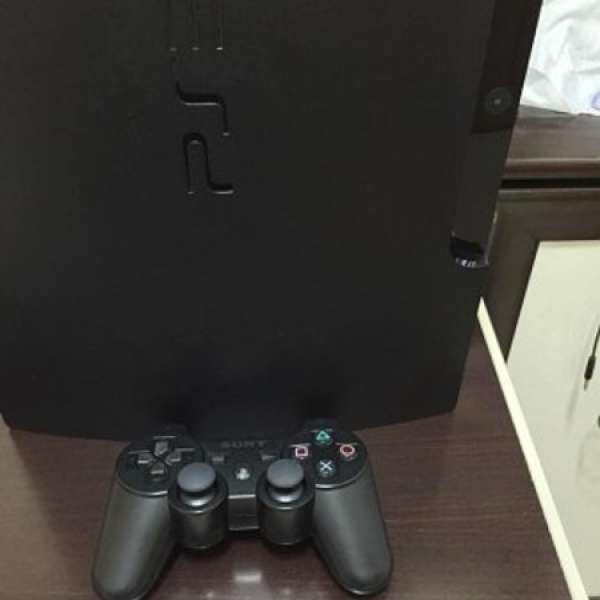 ps3 slim 黑色 160G 跟機有4隻games