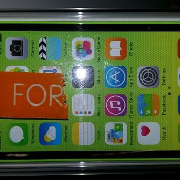 全新 apple iphone 5c 綠色8g跟豐澤單未開封未激活