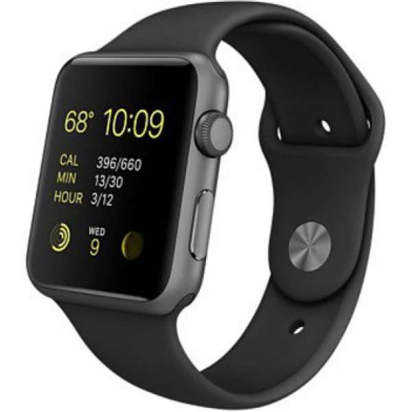 [95%新淨] Apple Watch 42mm Sport Black 全套有盒