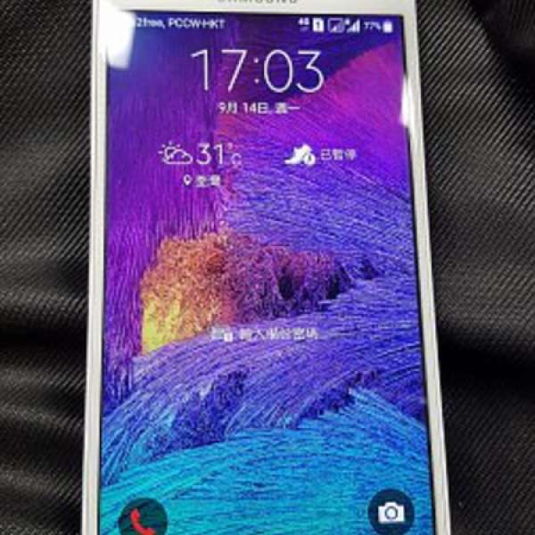 代友放98％ 新Samsung Galaxy Note 4 16GB行貨，雙卡版,配件全齊，送無線叉電貼及手...