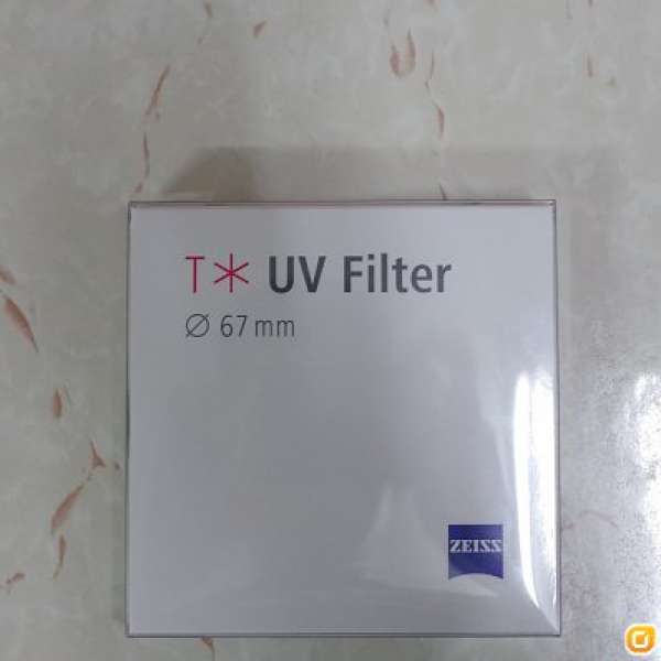 全新未開盒 Carl Zeiss T* 67mm UV filter