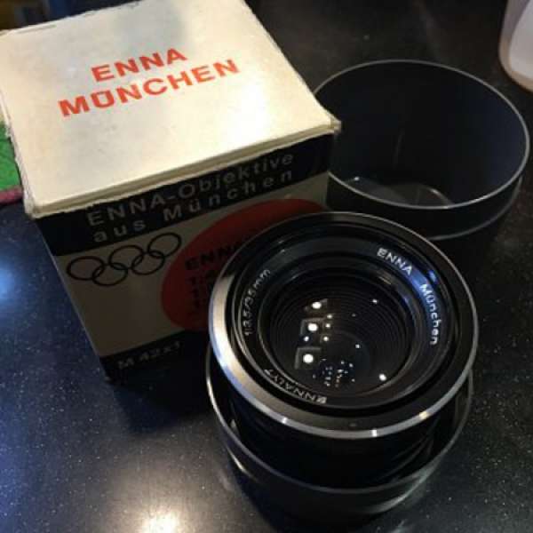 Enna Munchen  Ennalyt 35mm f3.5 Lens M42 奧運 Version