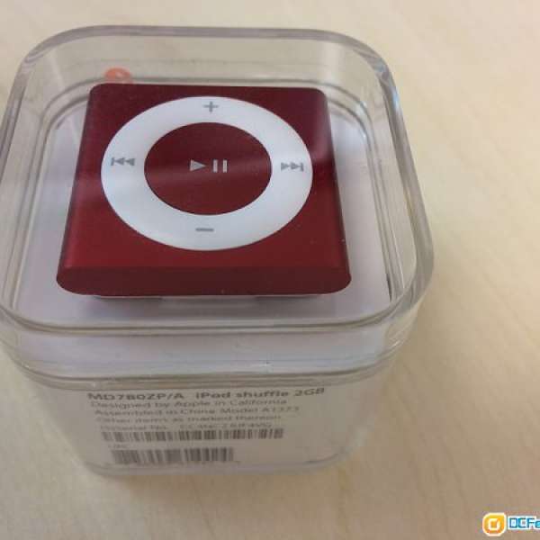 全新未開封 iPod shuffle 4 2GB 紅色 RED