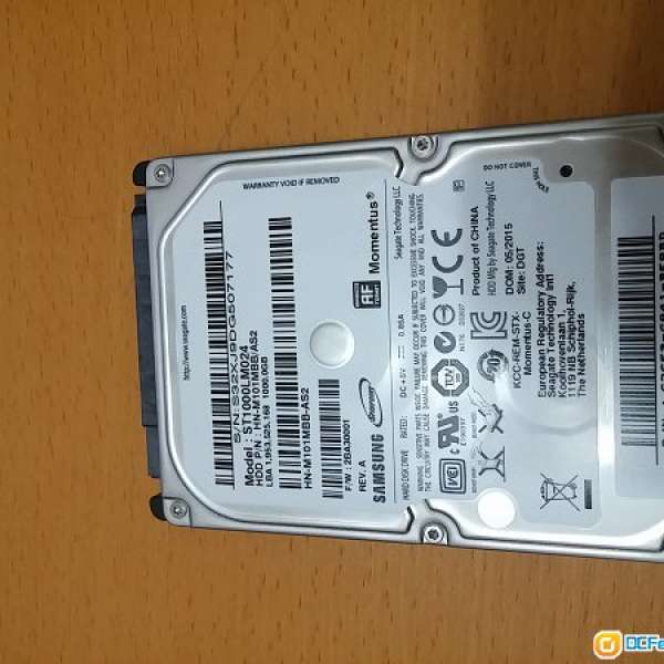 Samsung Notebook Harddisk 1T Sata 5400