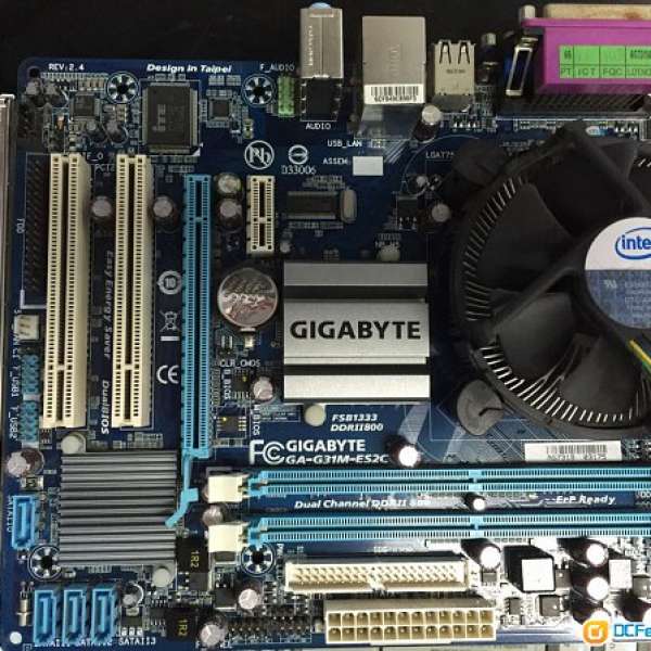 Intel PentiumD E6500 + Gigabyte Ga-G31M-ES2C 90% new 100% working