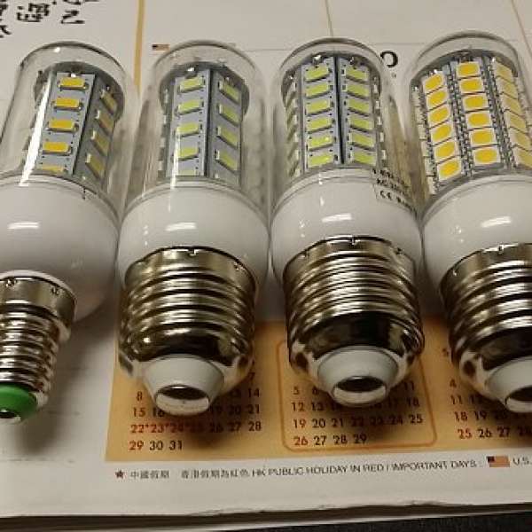 LED 透明罩玉米燈