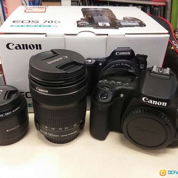 Canon 70D 18-135 Kit set + 50 1.8