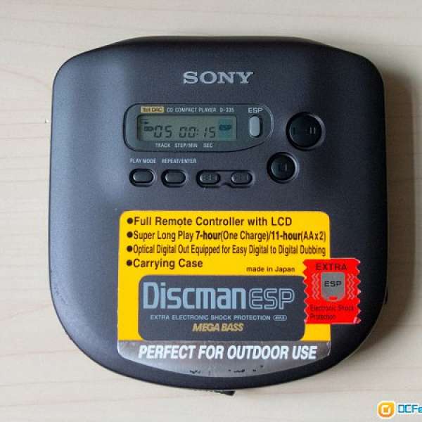 Sony D-335 CD Player Discman