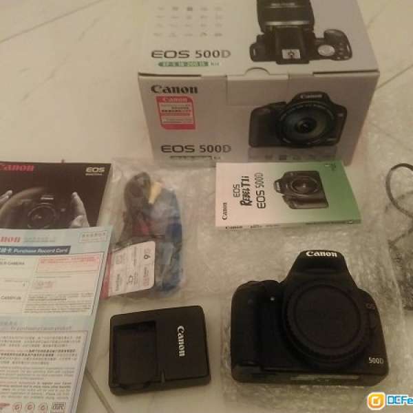 Canon 500d 行貨 90% new