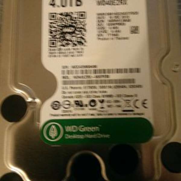 WD Green 3.5" 4TB 64M Cache Hard Drive