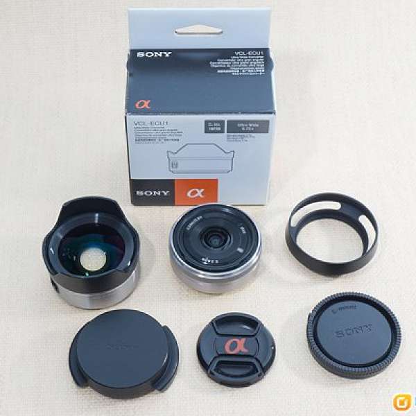 Sony E16/2.8 + ECU1 Wide Adapter