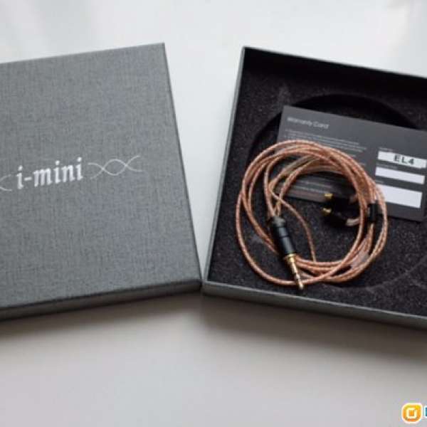 i-mini EL4 美國單晶銅線 for mmx (Shure headphone) 99% new