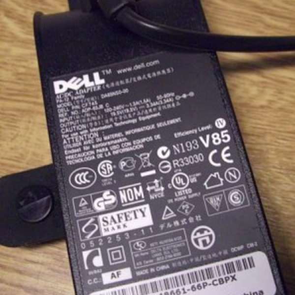 Dell Notebook 65W 火牛 DA65NS0-00 19.5V = 3.34A