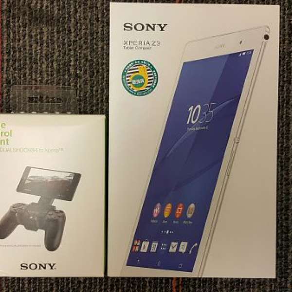 9成新行貨sony z3 Tablet LTE 4g版白色及GCM10 PS4 control mount(送原廠皮套)