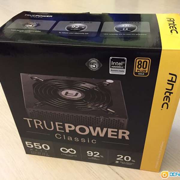 全新 Antec TruePower Classic 550 火牛 80 Plus Gold