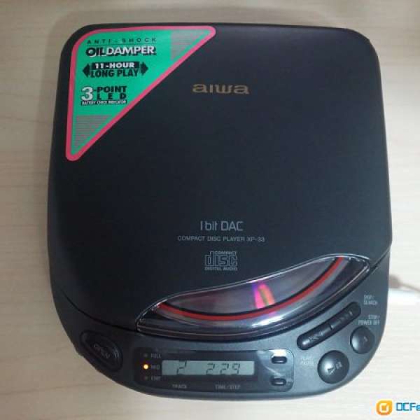 AIWA XP-33 Discman CD Player 推力大 油壓減振器