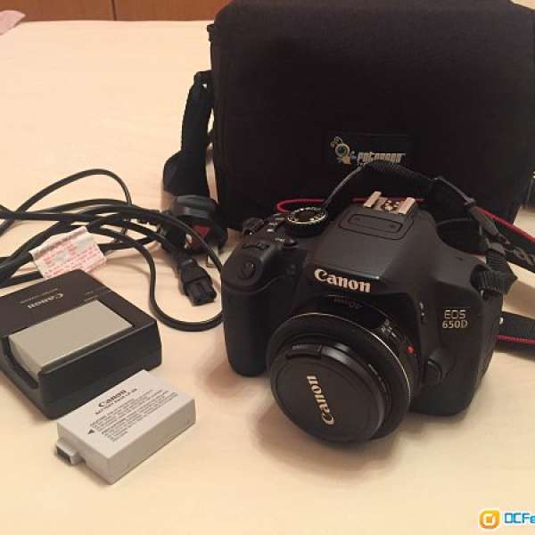 CANON 650D BODY EF 40 F2.8 STM lens