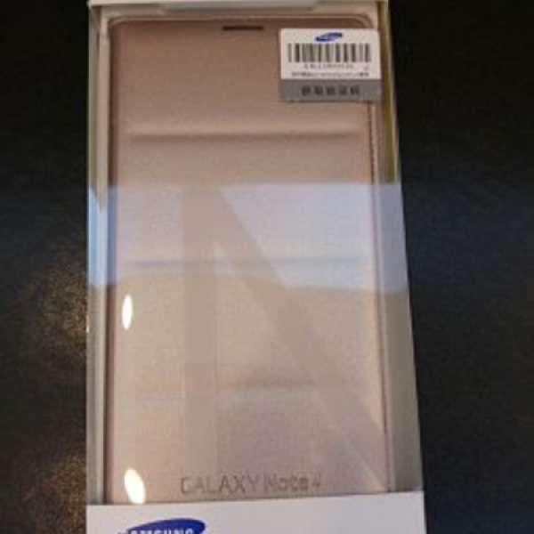 Samsung Galaxy Note 4 原廠 100%新 金色 Flip Wallet