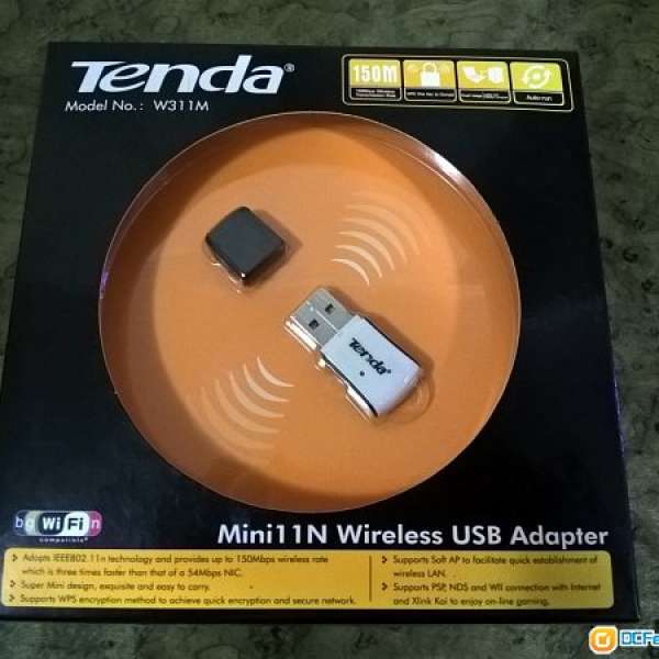 Tenda W311M 無線 150MB USB adaptor