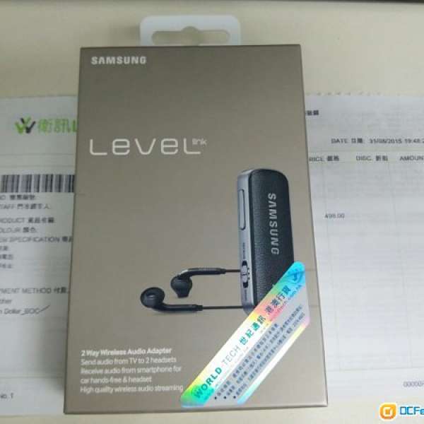 全新 Samsung Level Link 2 Way Wireless Audio Adapter 三星雙向藍芽接收器