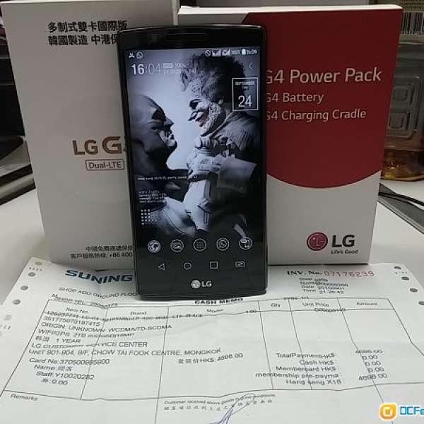 LG G4 (H818N 32 dual lte black) 99%新 行有單