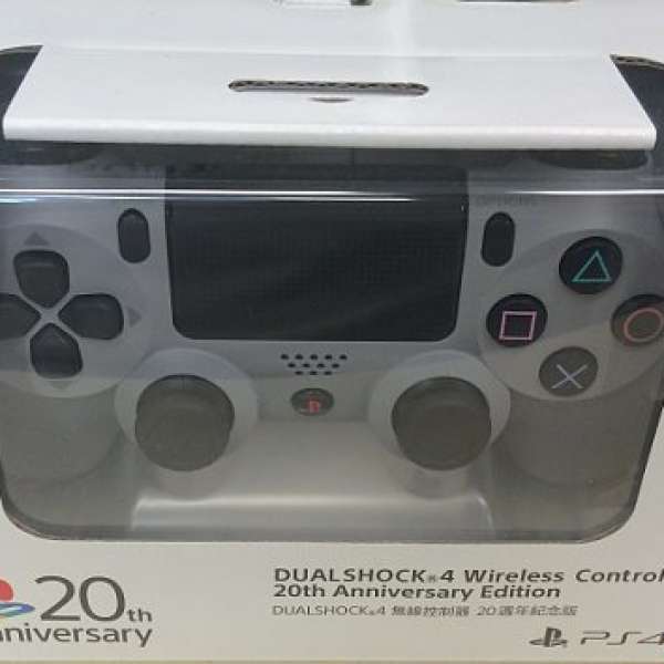 全新PlayStation 4 (PS4) DUALSHOCK4 (DS4) 無線控制器 (手制) 20周年灰色 *送電腦...