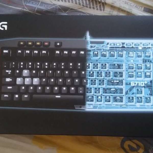 90%新的Logitech gaming keyboardG710