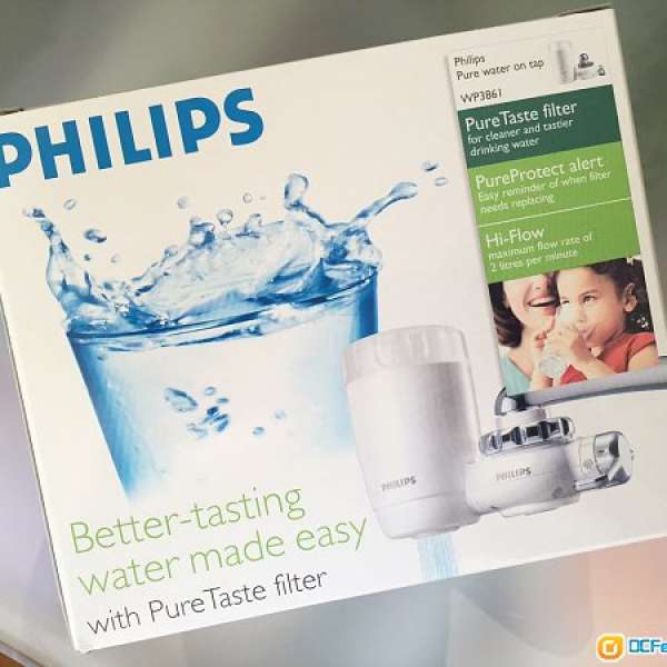 全新Philips great 水龍頭濾水器 WP3861 Pure Taste - 日本制造