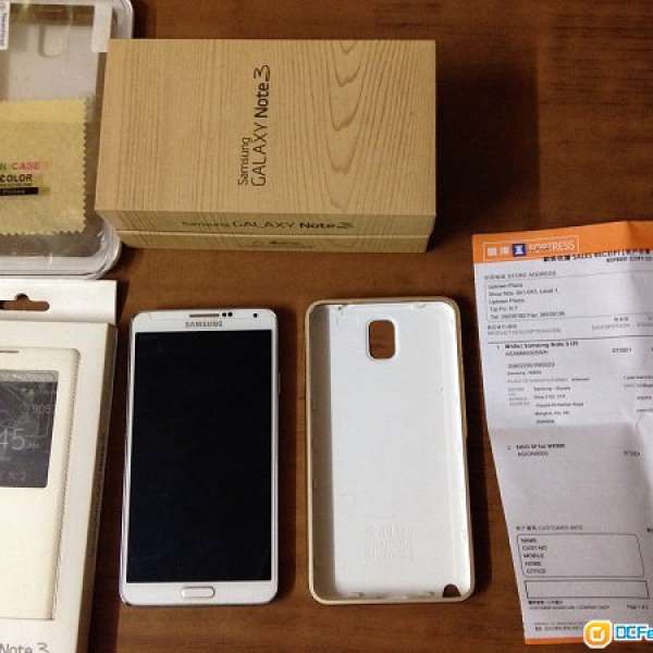 Samsung Note 3 LTE 白色 送 原裝SMART COVER 原裝電