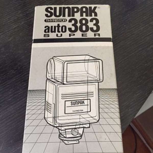 90%新SUNPAK Auto 383閃光燈有盒現$300即賣MTR交收